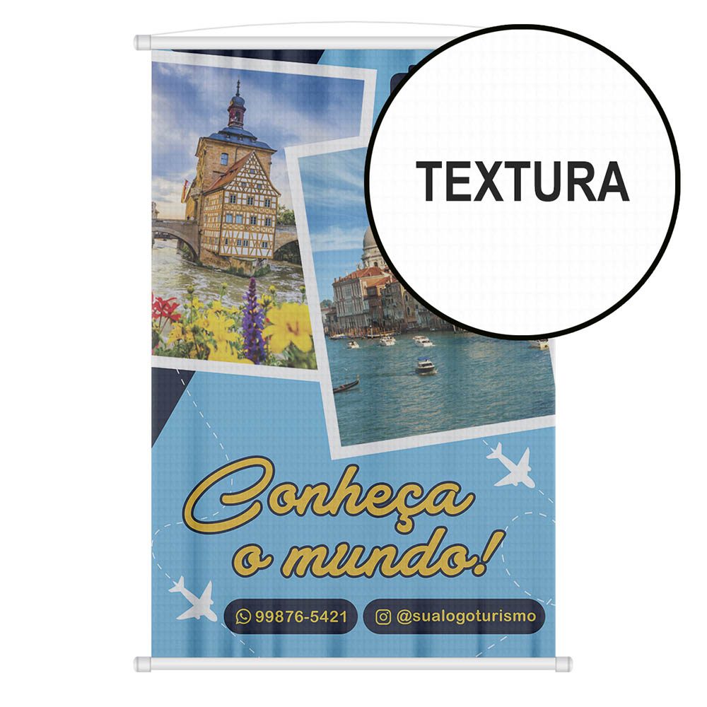 Faixa em lona impressa
